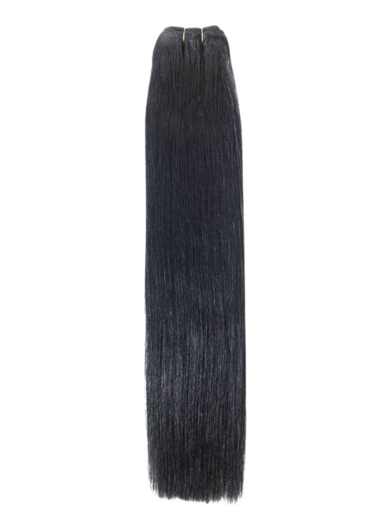 #1 Jet Black Straight Weave Extensions