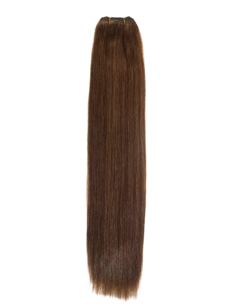 #4 Choco Brown Straight Weave Extensions