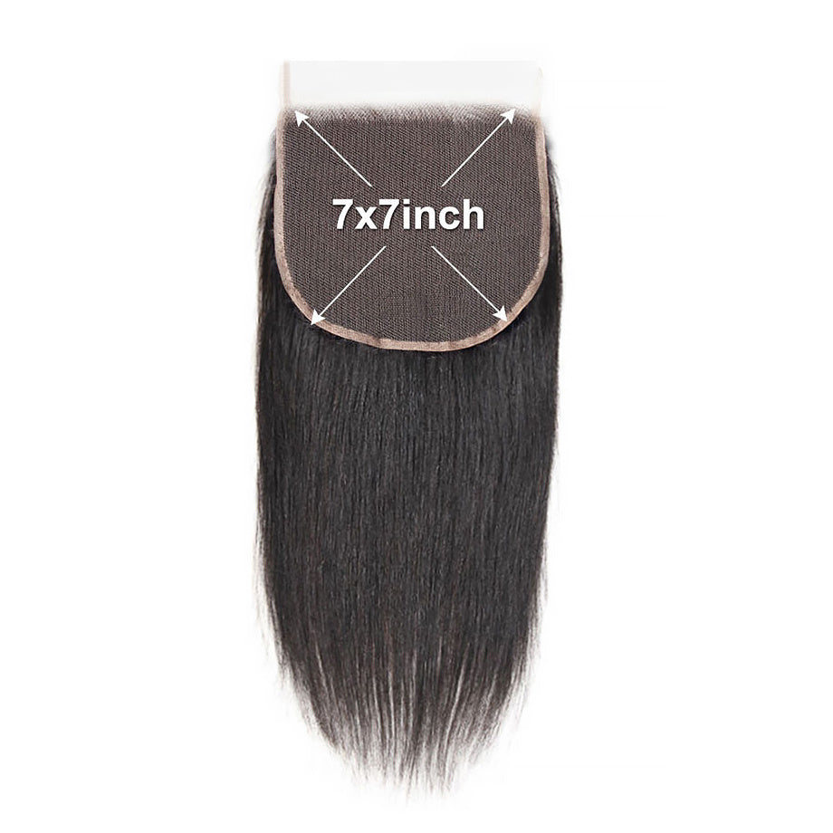 Natural Straight 7x7 HD Closure