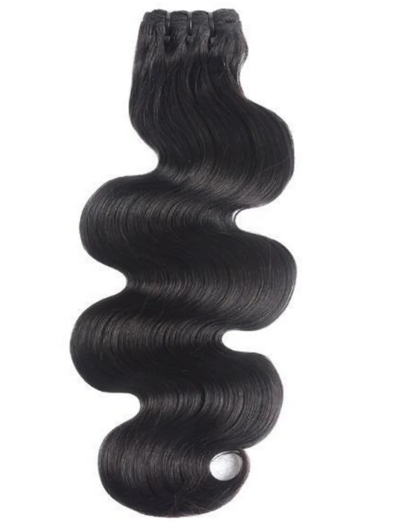 Body Wave Invisible Clip-in Extensions 5pcs