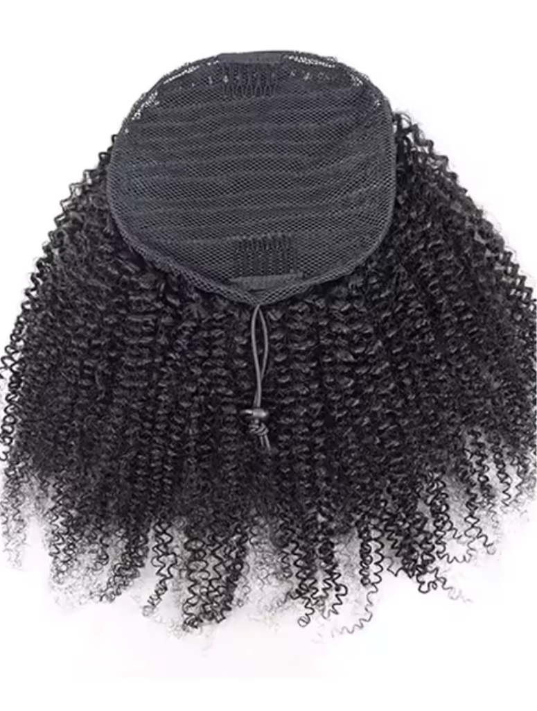 Afro Kinky Curly Drawstring Ponytail