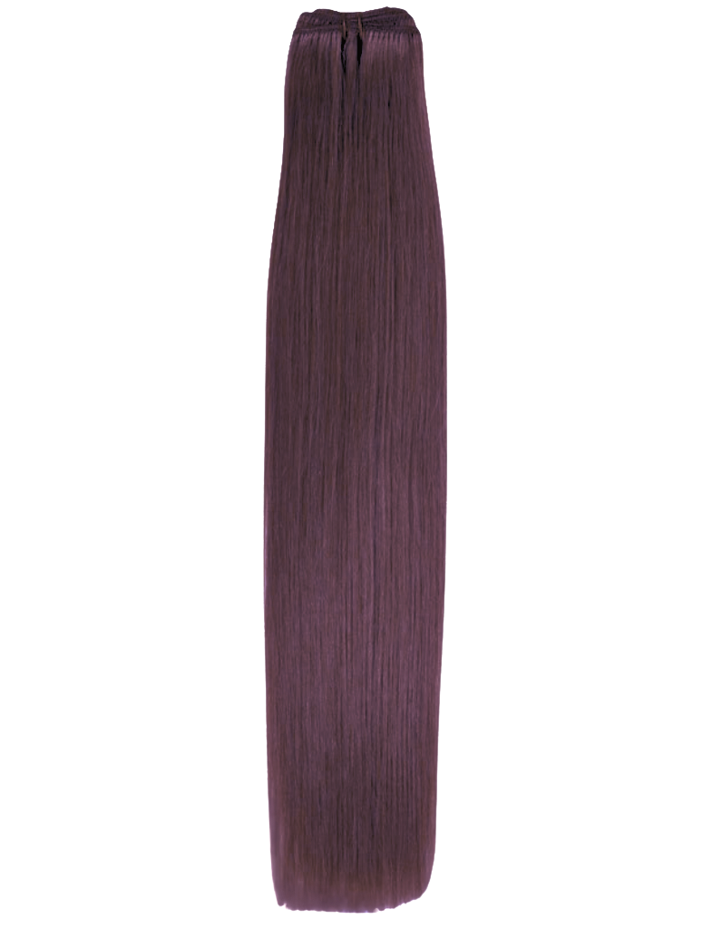 #99J Dark Burgundy Straight Weave Extensions