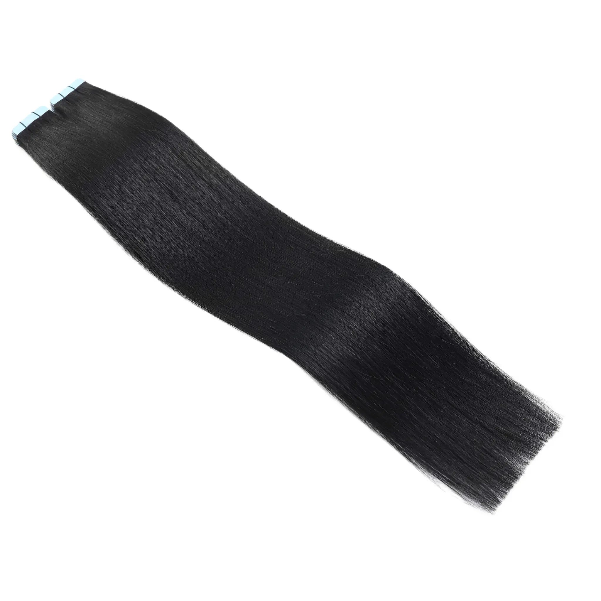 #1 Jet Black Straight Tape-in Extensions