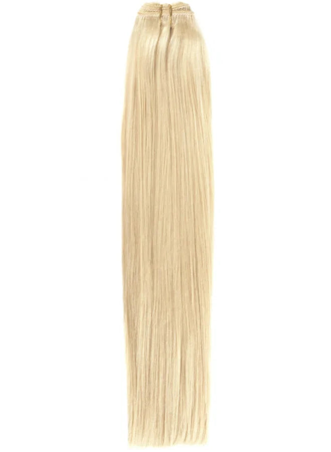 #60 Platinum Blonde Straight Weave Extensions