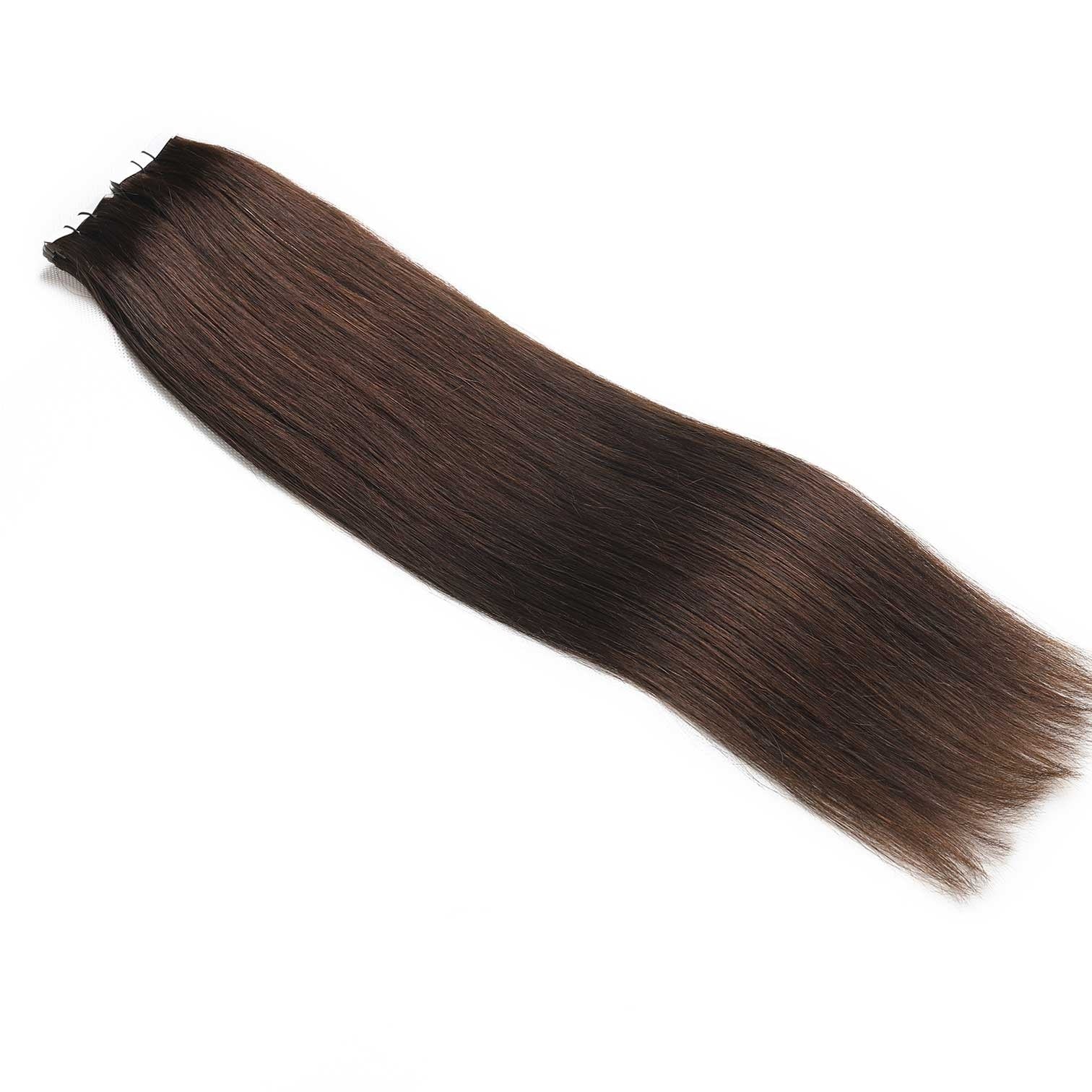 #2 Coffee Brown Straight Tape-in Extensions