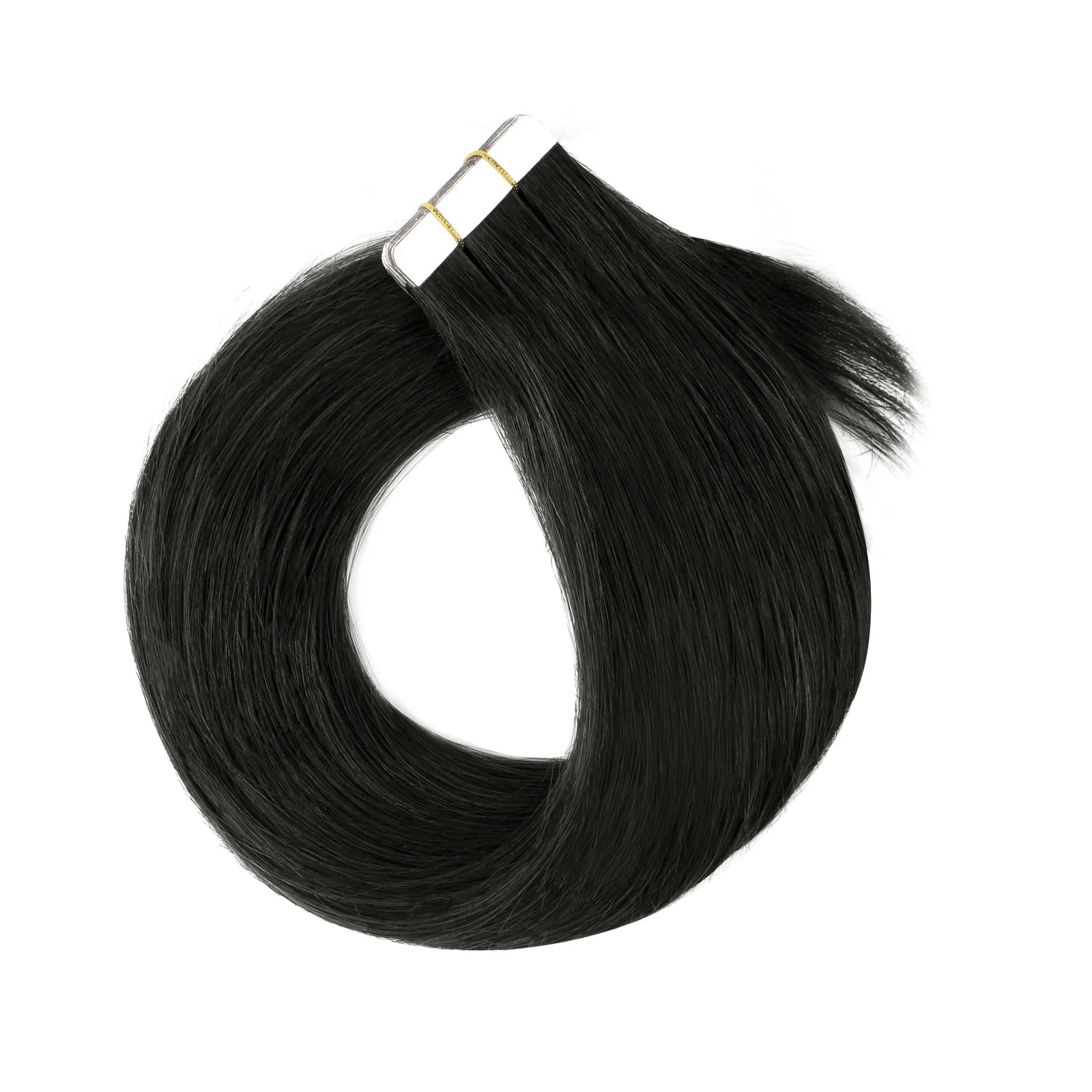 #1 Jet Black Straight Tape-in Extensions